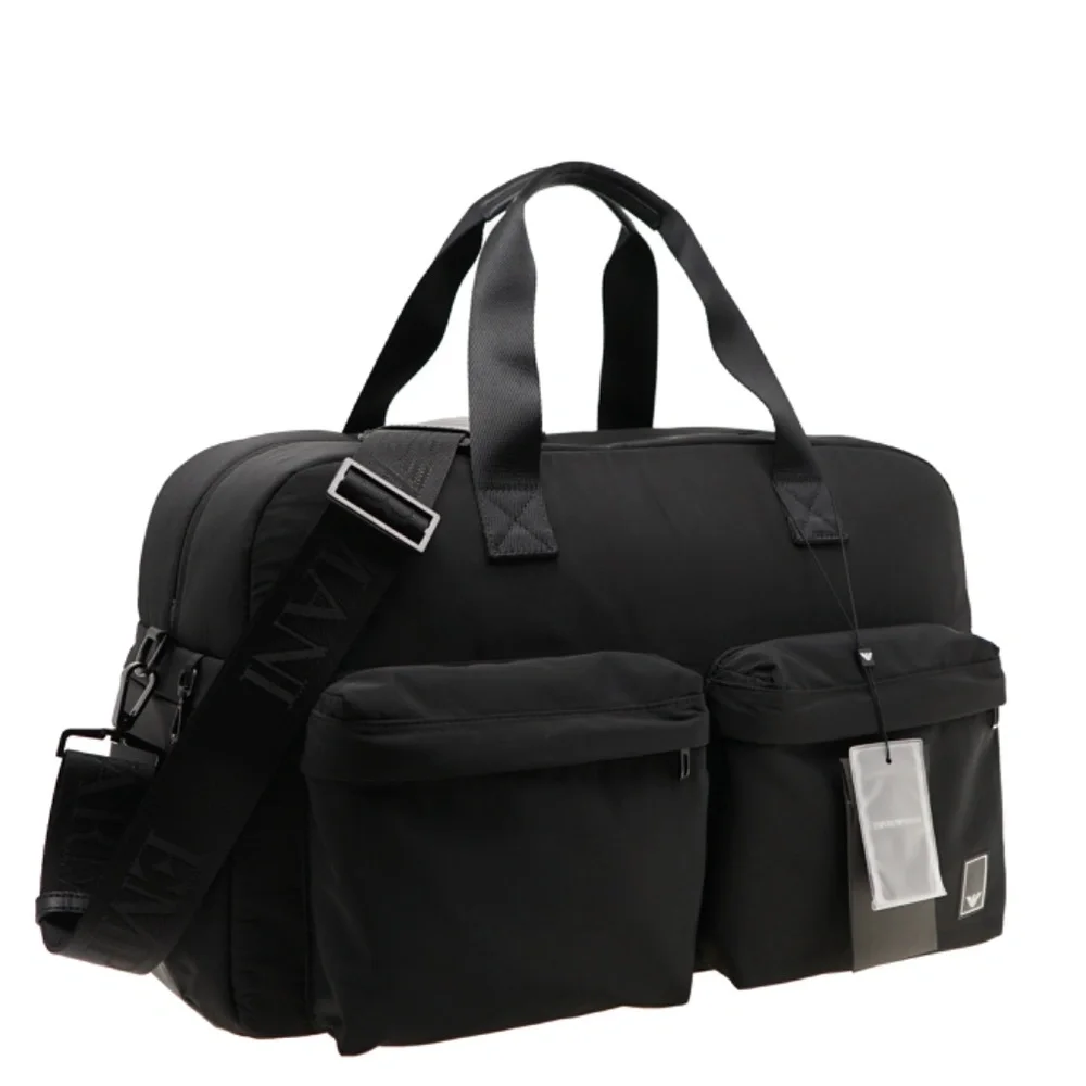 Emporio Armani Large Duffle Travel Weekend Bag New